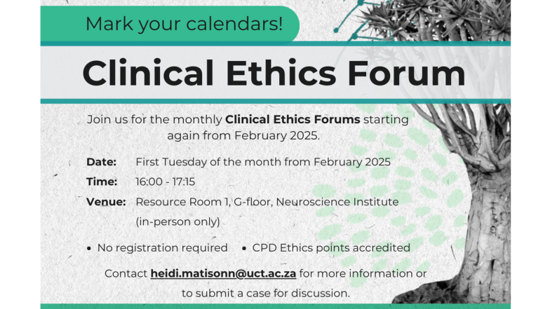 Clinical Ethics Forum